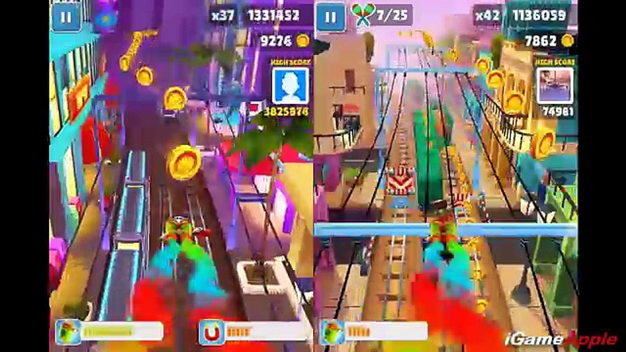 Subway Surfers Las Vegas VS HaVaNa iPad Gameplay for Children HD