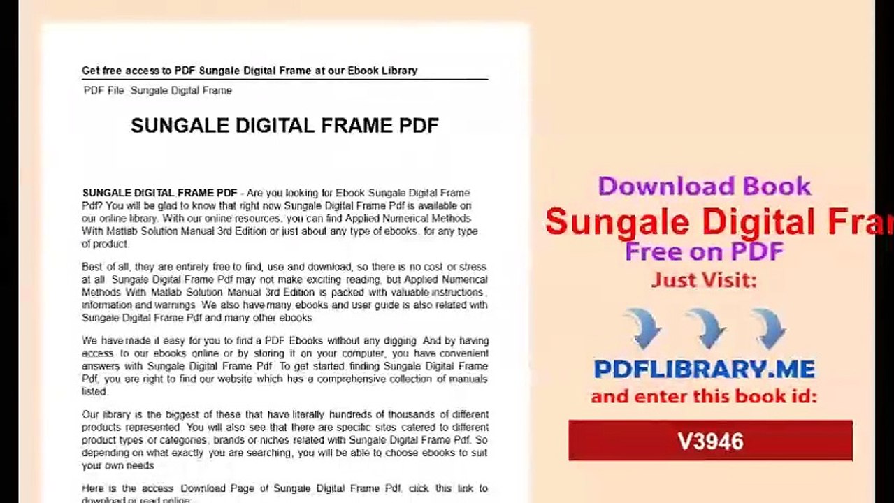 Sungale Digital Frame