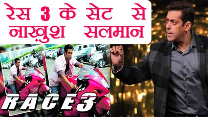 Salman Khan NOT HAPPY with RACE 3 sets; Here's why | FilmiBeat