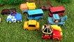 Cars and Trucks. Toys for Kids. Leo the truck and traffic jam. Tayo, robocar Roy, Amber and Poli.-gqAdJyV_Oo8