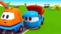 Cartoons for children. Leo the Truck cartoons. Road repair! Cars cartoon for kids. Cars and Trucks-PSjeX0QzIUA