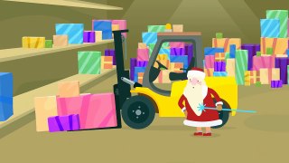Christmas cartoon. Doctor McWheelie and  Santa Claus. Car cartoon on #KidsFirstTV.-rbXoqT1Do-U