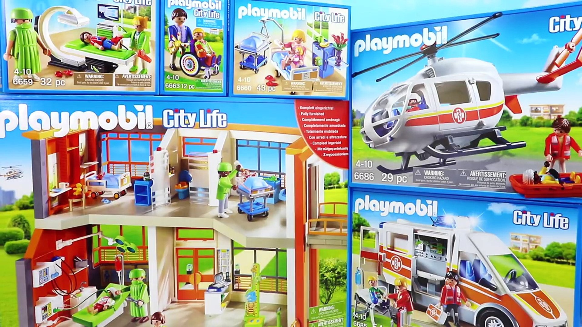 Massive Playmobil City Life Collection! Childrens and 11 Add-on Sets!─影片 Dailymotion