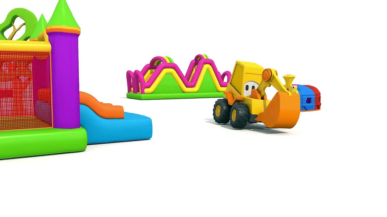 Excavator Max Cartoon  Max the Excavator builds a crane! ️ Car Toys  Funny Cartoons-vHKVE6hV2nI