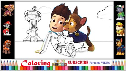 Paw Patrol Coloring for kids 2017♫Nursery Rhymes   Part 13♫ Kids Games ♫
