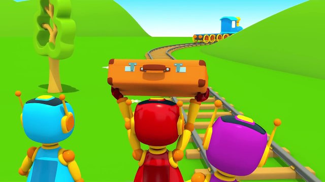 Leo the truck. Caravan for robots. Car cartoon & vehicles for kids. Learn vehicles with baby cartoon-SNMWkRIMZrk