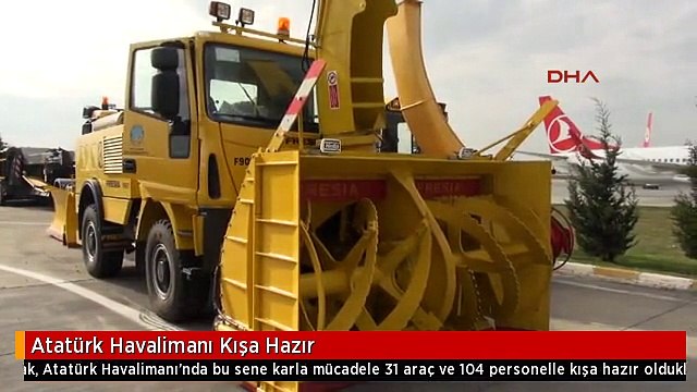 Atatürk Havalimanı Kışa Hazır