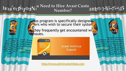 Reasons Why You Need To Contact Avast Customer