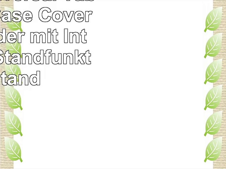 Trendz Universal Tablet Hülle Case Cover in PU Leder mit Integrierter Standfunktion