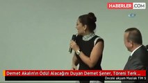 Demet Akalın'ın Ödül Alacağını Duyan Demet Şener, Töreni Terk Etti