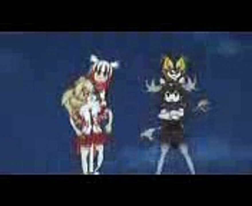 けものフレンズ　12話　かっこいいライオンとヘラジカ