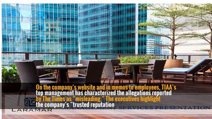 TIAA Receives New York Subpoena on Sales Practices