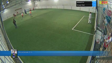 But de Damien (1-1) - ENSMATCH Vs Groupe Vinet - 09/11/17 19:00 - LIGUE 4 - Poitiers Game Parc