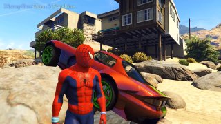 Spiderman and sport cars. Tow Truck helps cars. Nursery Rhymes for Kids. Songs with ions