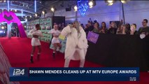 i24NEWS DESK | Shawn Mendes cleans up at MTV Europe awards  |  Sunday, November 12th 2017