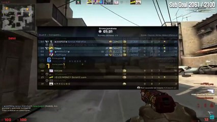INSANE NO SCOPE ON DUST 2!! MOMENTE DE PE LIVE
