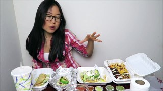 MEXICAN FOOD MUKBANG with sopes, enchilada, tacos