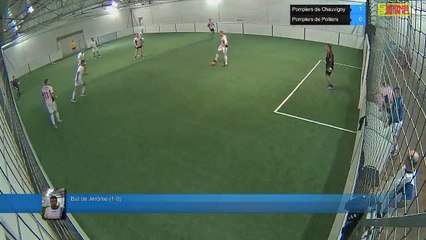 But de Jérôme  (1-0) - Pompiers de Chauvigny  Vs Pompiers de Poitiers - 09/11/17 20:00 - LIGUE 2