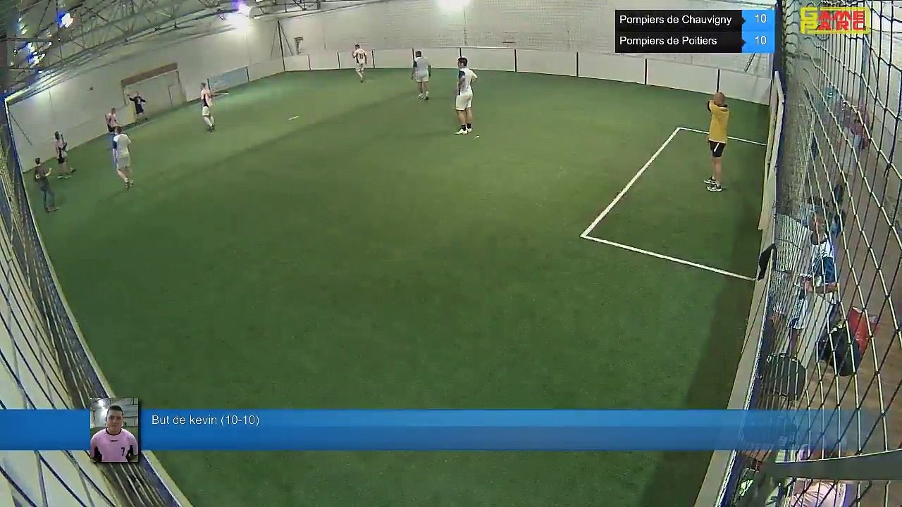 But de kevin (10-10) - Pompiers de Chauvigny  Vs Pompiers de Poitiers - 09/11/17 20:00 - LIGUE 2