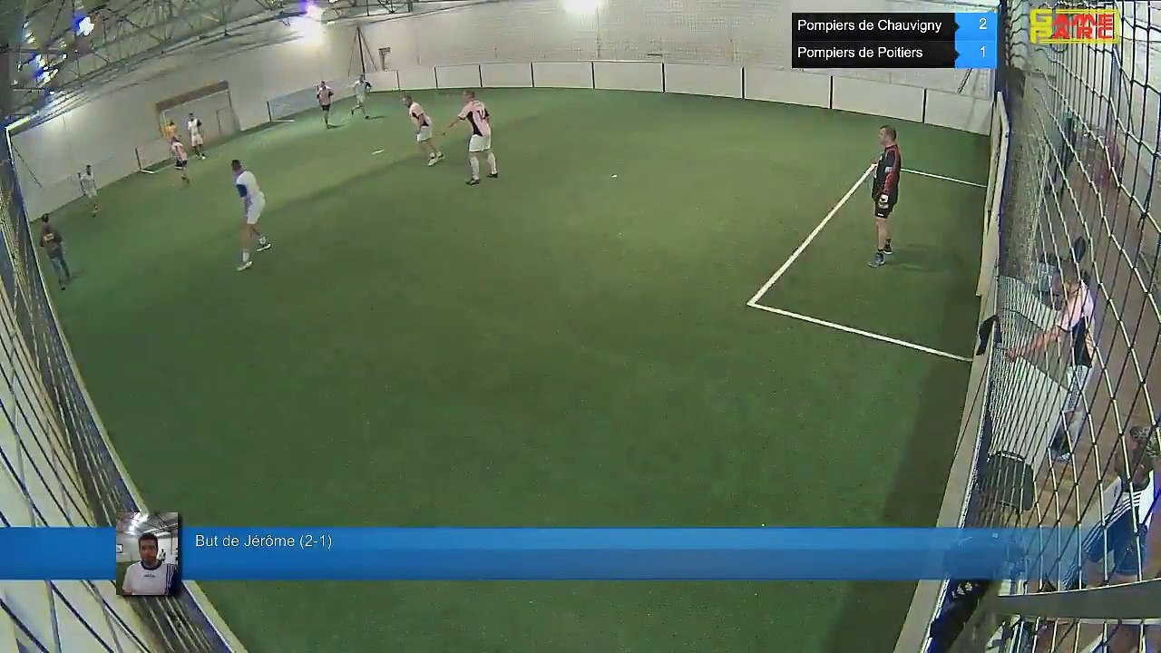 But de Jérôme  (2-1) - Pompiers de Chauvigny  Vs Pompiers de Poitiers - 09/11/17 20:00 - LIGUE 2