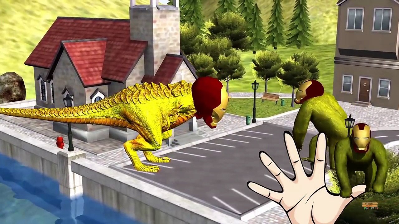 Cartoon superheros Captain america vs batman Hulk Finger family Rhymes for Kids 3D animation