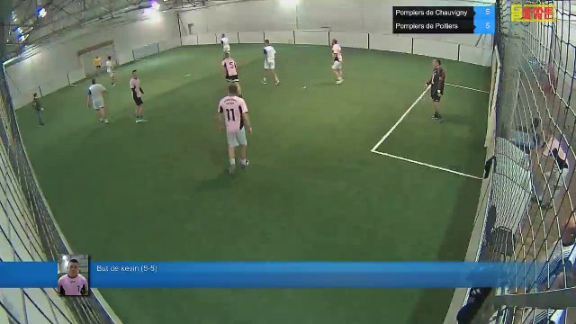 But de kevin (5-5) - Pompiers de Chauvigny Vs Pompiers de Poitiers - 09/11/17 20:00 - LIGUE 2