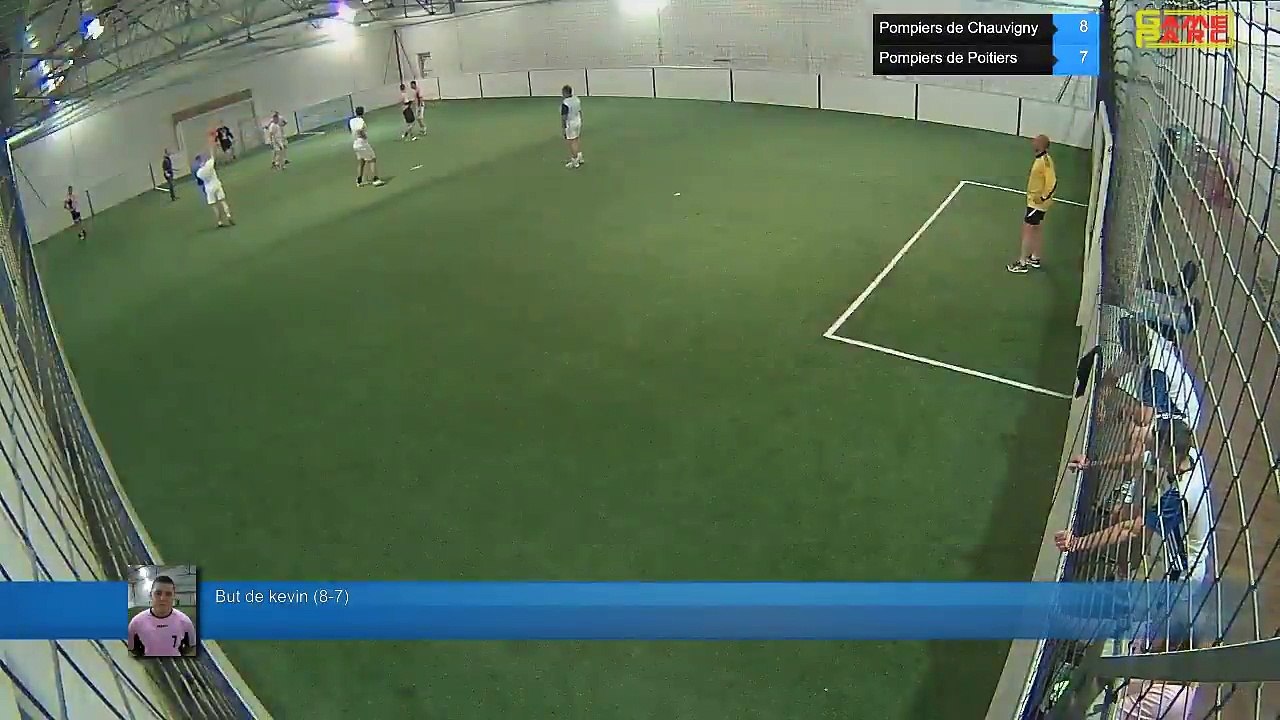 But de kevin (8-7) - Pompiers de Chauvigny  Vs Pompiers de Poitiers - 09/11/17 20:00 - LIGUE 2