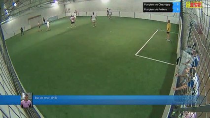 But de kevin (9-8) - Pompiers de Chauvigny  Vs Pompiers de Poitiers - 09/11/17 20:00 - LIGUE 2