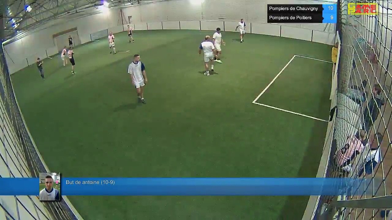 But de antoine (10-9) - Pompiers de Chauvigny  Vs Pompiers de Poitiers - 09/11/17 20:00 - LIGUE 2