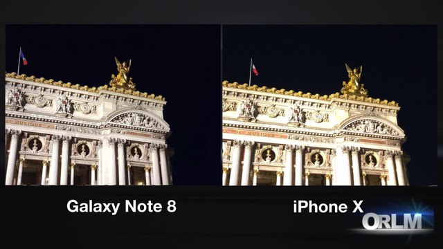 ORLM-275 : 9P-Photo, iPhone X vs Galaxy Note 8, avantage à Samsung