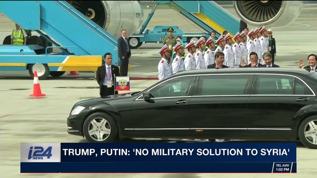 i24NEWS DESK | Trump: Putin denied meddling in U.S 2016 election | Saturday, November 11th 2017