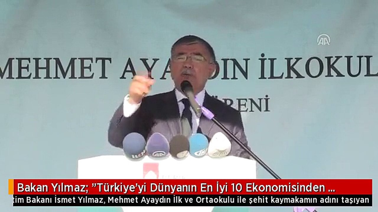 Bakan Yılmaz: "Türkiye'yi Dünyanın En İyi 10 Ekonomisinden Biri Yapmak İçin Çalışıyoruz"