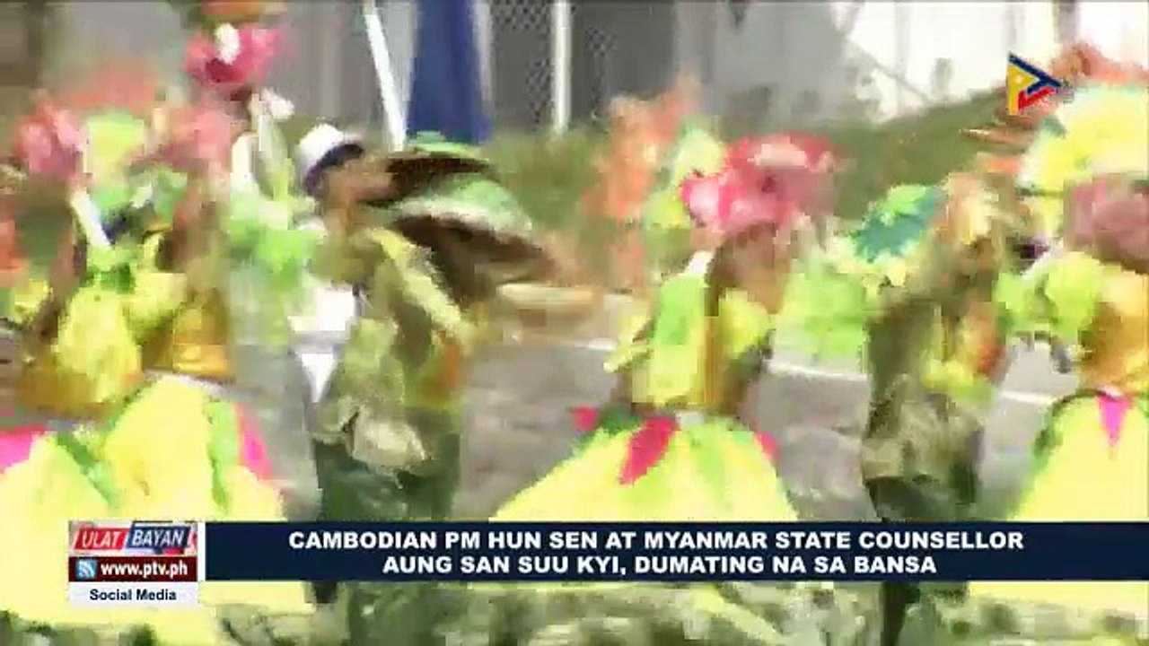 Cambodian PM Hun Sen at Myanmar State Counsellor Aung San Suu Kyi, dumating na sa bansa