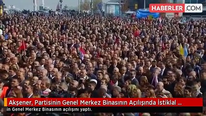 Akşener, Partisinin Genel Merkez Binasının Açılışında İstiklal Marşı ve Saygı Duruşunu Unuttu