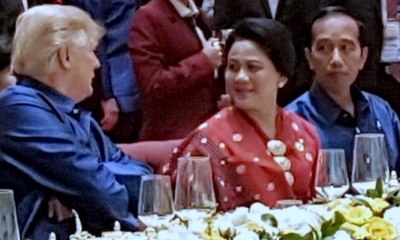 Intip Yuk! Momen Akrab Donald Trump, Jokowi, & Iriana Jokowi