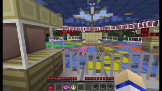 DISNEY LAND THEME PARK MADNESS with Radiojh Audrey and Hannah Carr - Minecraft