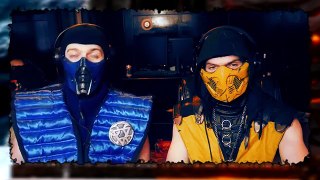 Scorpion & Sub-Zero REACT to Kombat Kids - Mortal Kombat Begins (MKX Parody)