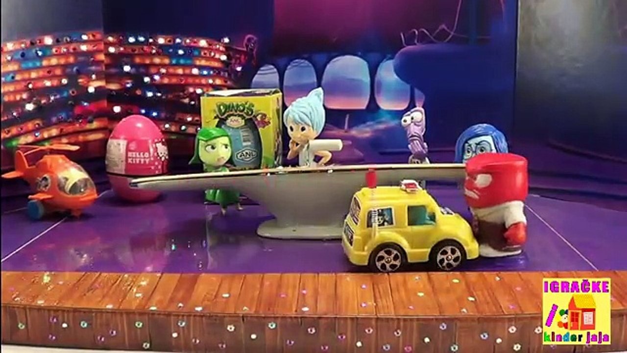 Dizni U Mojoj Glavi Izvrnuto Obrnuto Igračke Otvaranje 7 Jaja Iznenađenja Kinder Jaja Hello Kitty