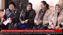 Muş Varto'da Hendeklerin Kazıldığı, Bombaların Patlatıldığı Çukurlar Asfaltla Kaplandı