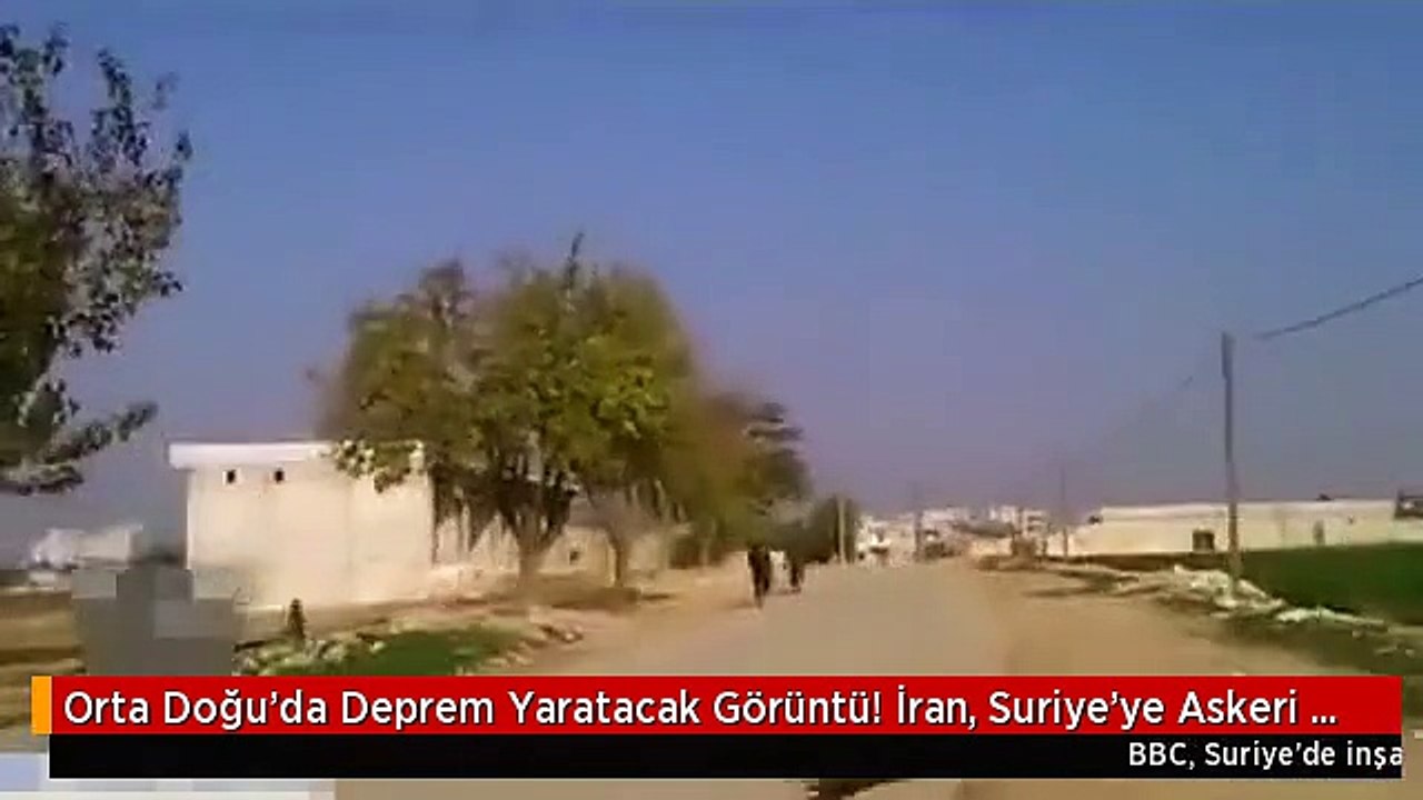 Orta Doğu'da Deprem Yaratacak Görüntü! İran, Suriye'ye Askeri Üs Kuruyor