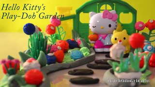 Hello Kitty Flower Garden Made By Play-Doh | TheChildhoodLife