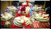 {DIY} HOLIDAY _ CHRISTMAS TABLE SCAPE _ THRIFT STORE _ DOLLAR TREE