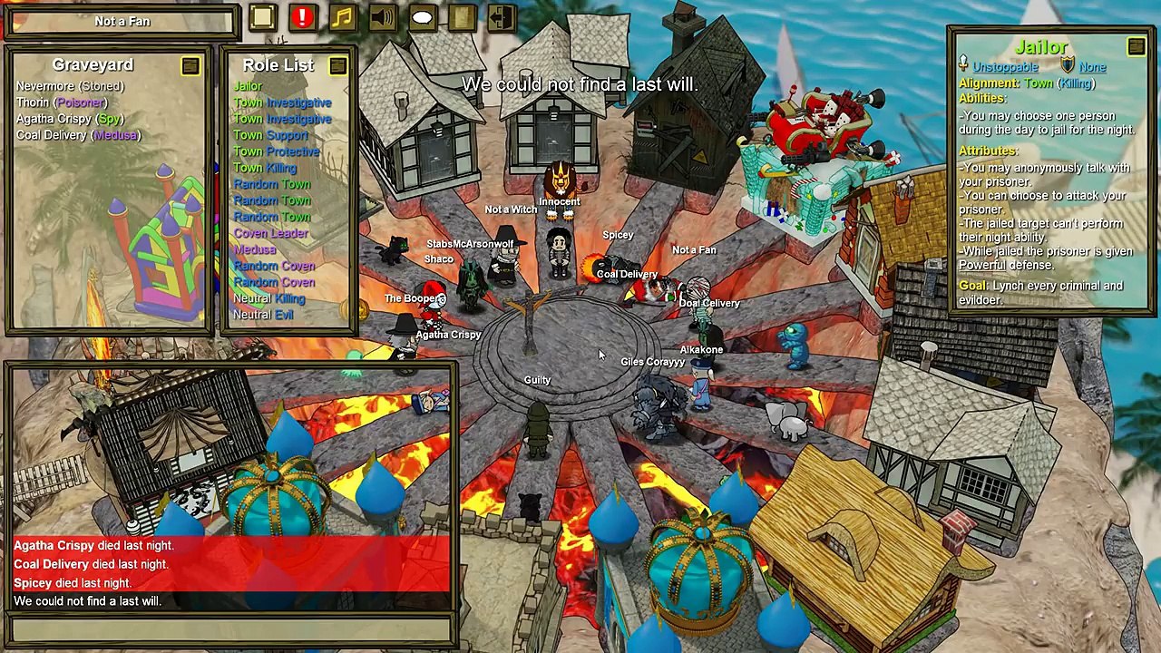 Town of Salem: Net Sum = 0 | Also, first experience with juggernaut