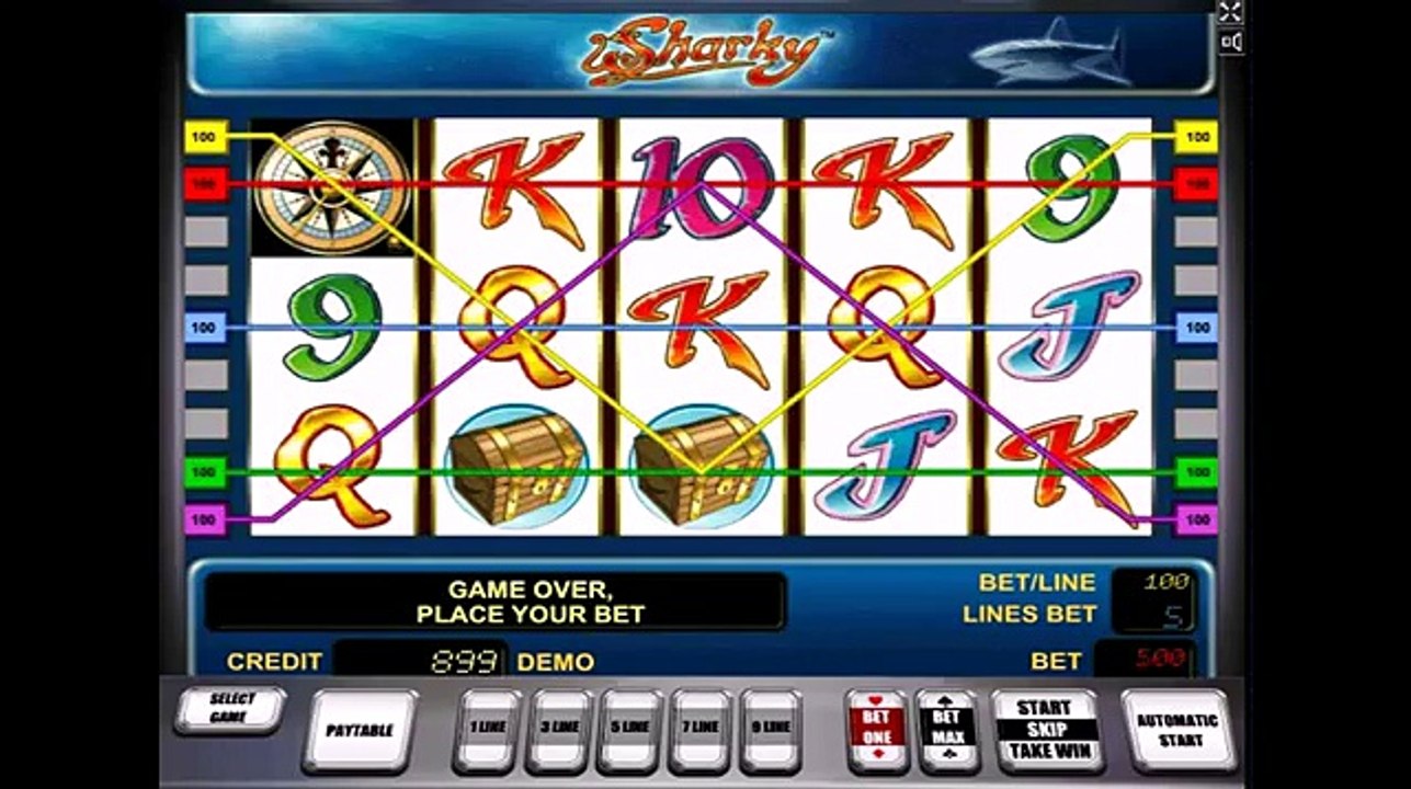 Игровой аппарат Sharky - видео обзор от клуба Vulkan