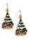 Christmas Tree Earrings Beading Tutorial by HoneyBeads1 (Christmas jewelry)