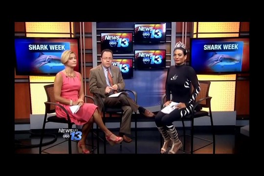 Hot Supermodel Surfer aka “Queen of Surfing” on ABC News during “Shark Week”