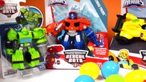 Surprises and Boulder to the Rescue! Transformers Rescue Bots Boulder the Construction Bot