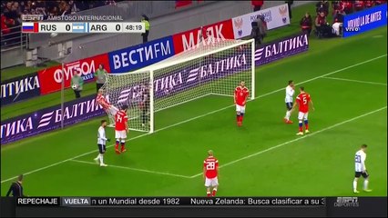 Russia vs Argentina 0 - 1 Highlights & All Goals 11.11.2017