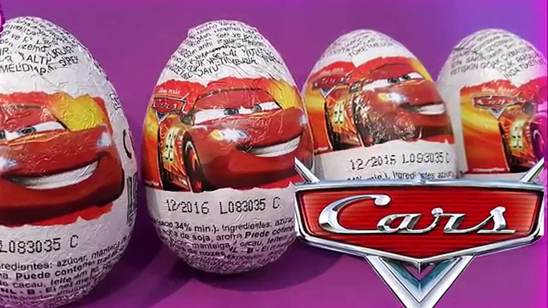 sorpresa de rayo mcqueen