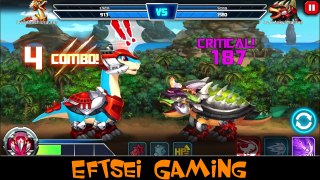 Dinobot: Mosasaurus Vs Brachiosaurus + Team Fight | Eftsei Gaming